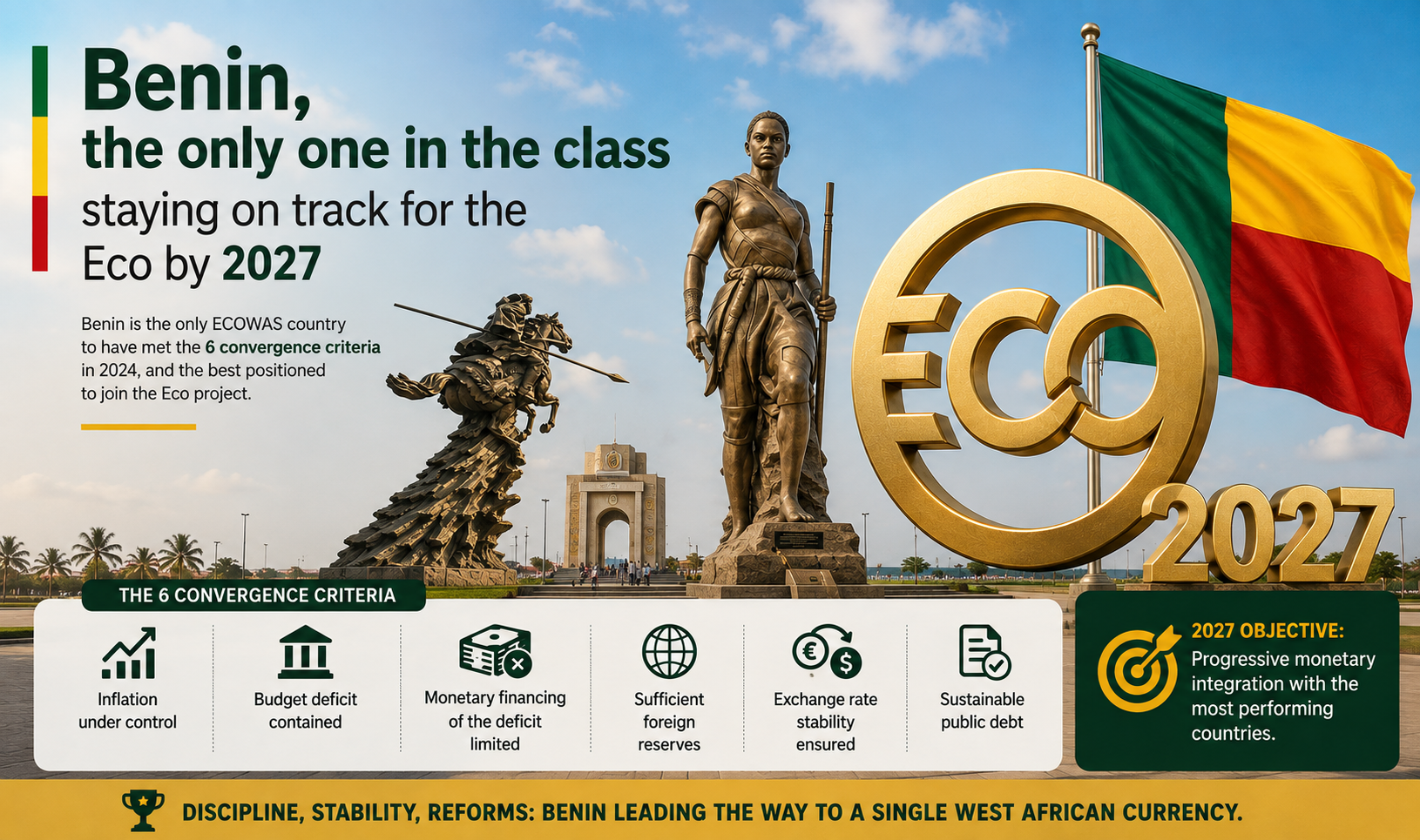 Bénin leads West African monetary integration with Eco 2027 goals