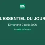 Sunday highlights across Senegal august 9 2026