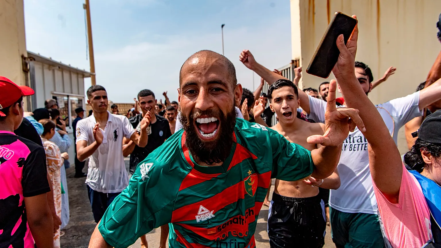 Migrants crossing from Morocco into the Spanish enclave of Ceuta on Thursday, July 30, 2026. (AP Photo/Antonio Sempere)