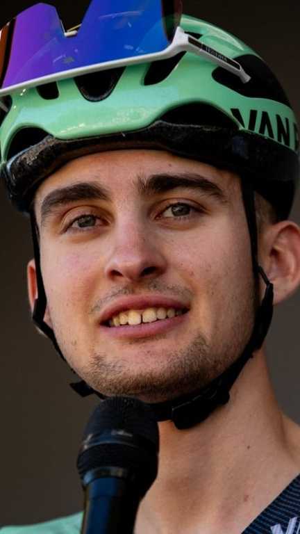 Paul Seixas a terminé 4e du Tour de France 2026, le 26 juillet 2026, à Paris. (NATHAN BARANGE / AFP)