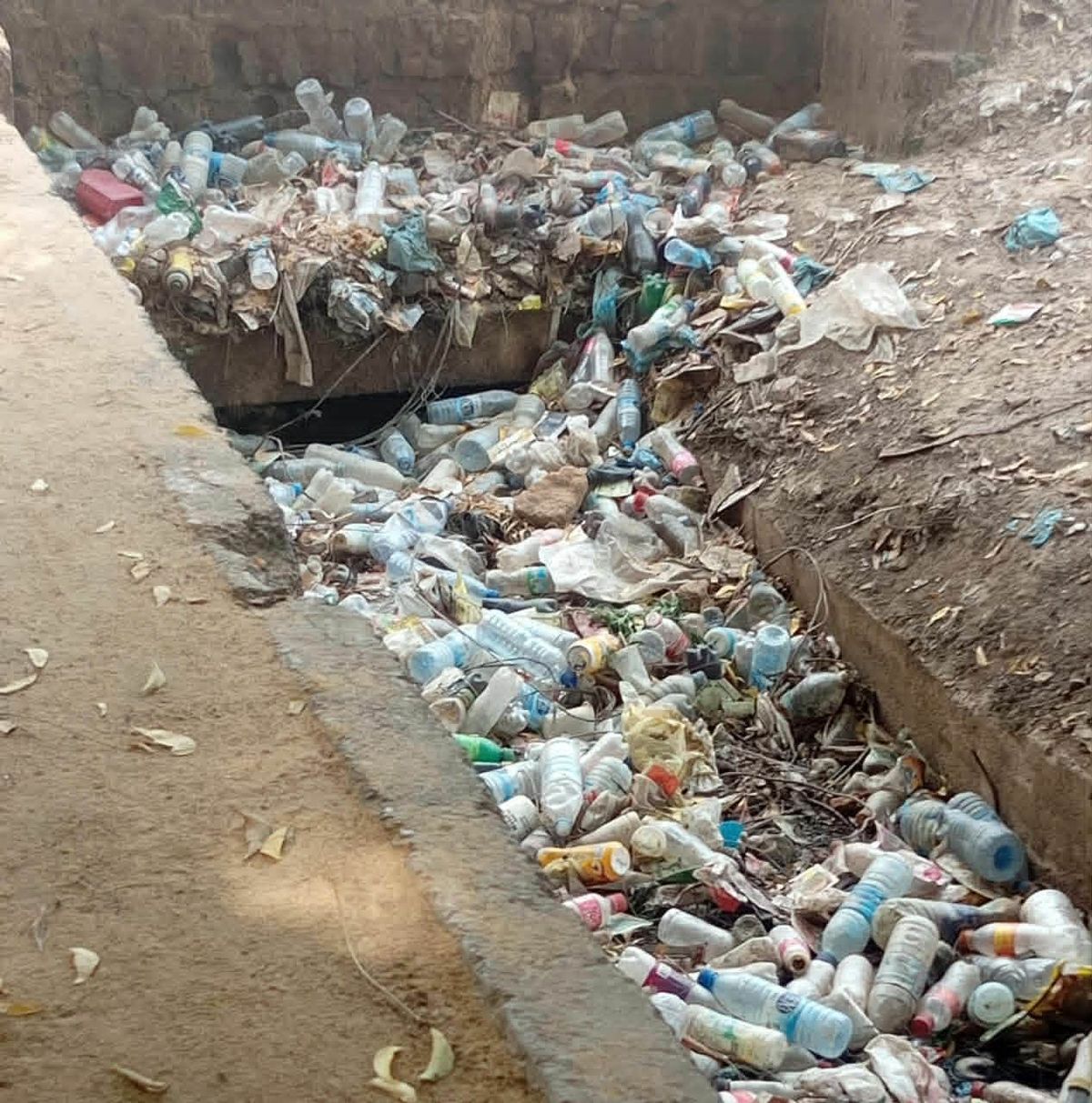 Plastic waste collection in N'Djamena