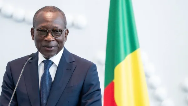 Patrice Talon, newly elected president of the Senate of Bénin