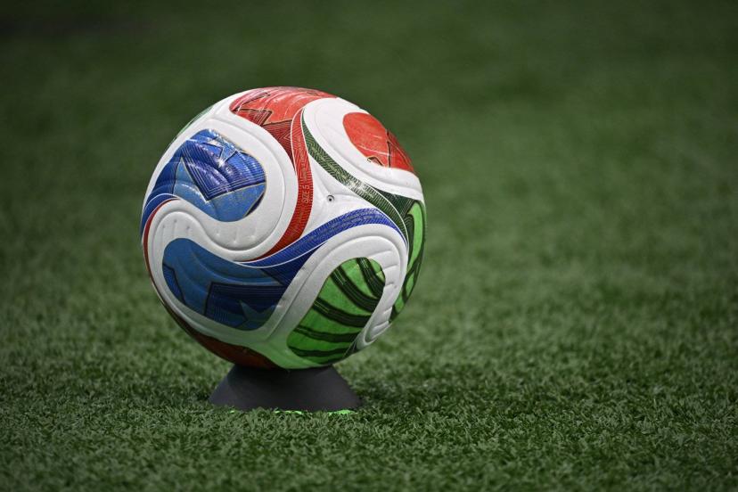 Football match action shot