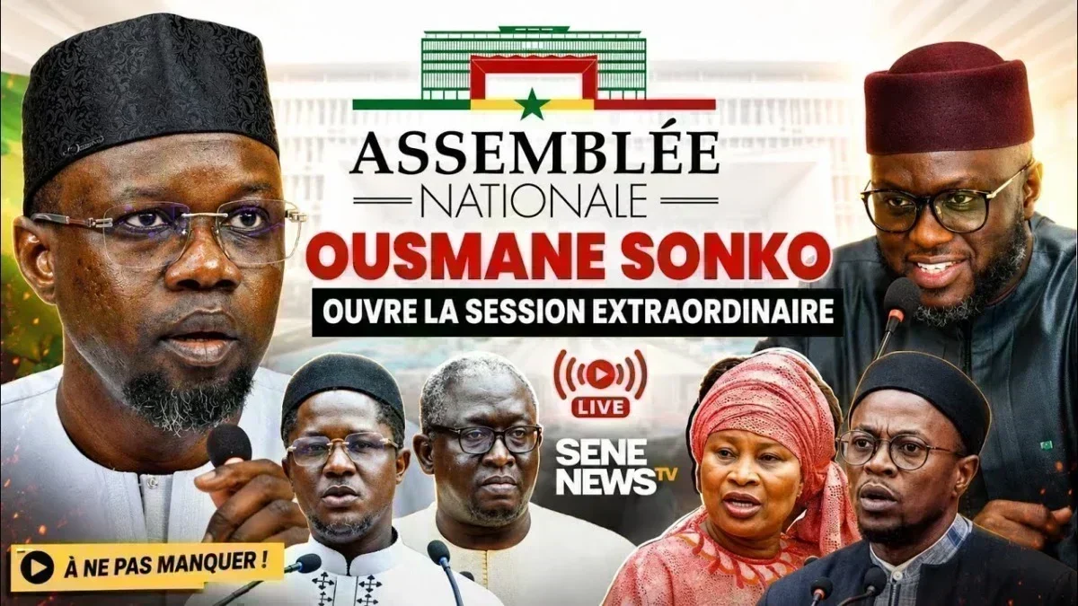 Senegal's National Assembly kicks off extraordinary session under Ousmane Sonko's leadership Senegal's National Assembly kicks off extraordinary session under Ousmane Sonko's leadership