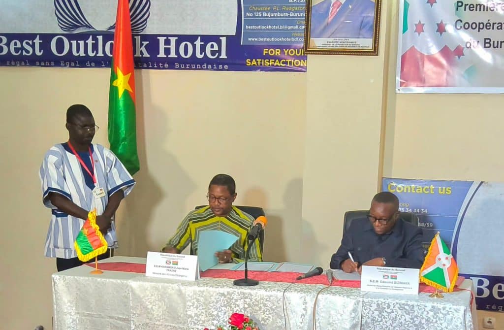 Signing ceremony of Burkina Faso-Burundi cooperation agreements