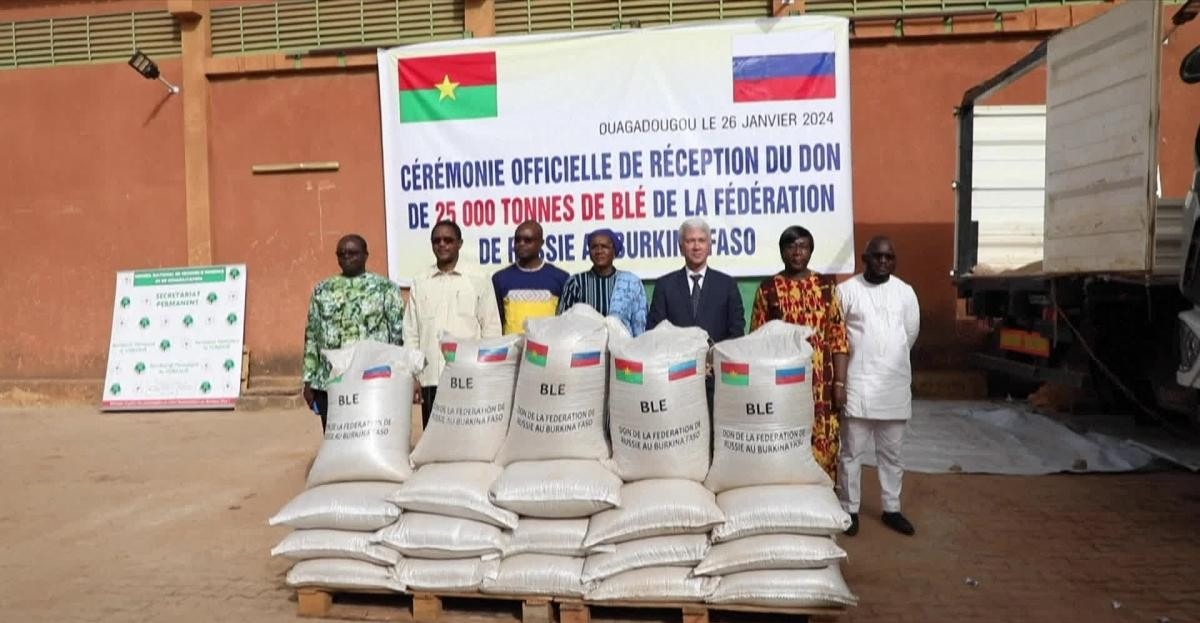 Burkina Faso receives 25,000 tonnes of Russian wheat as food self-sufficiency claims face scrutiny