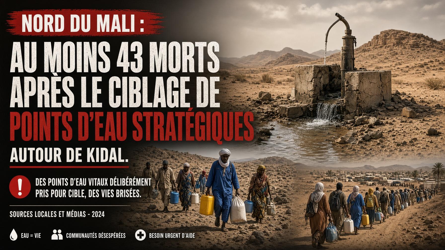 Kidal: 43 dead as strikes wipe out desert water wells in northern Mali