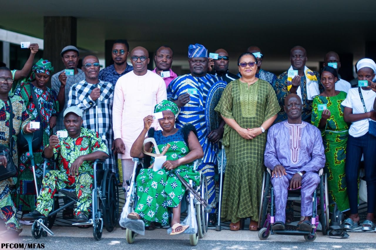 Benin delivers 1,422 chance equality cards to persons with disabilities