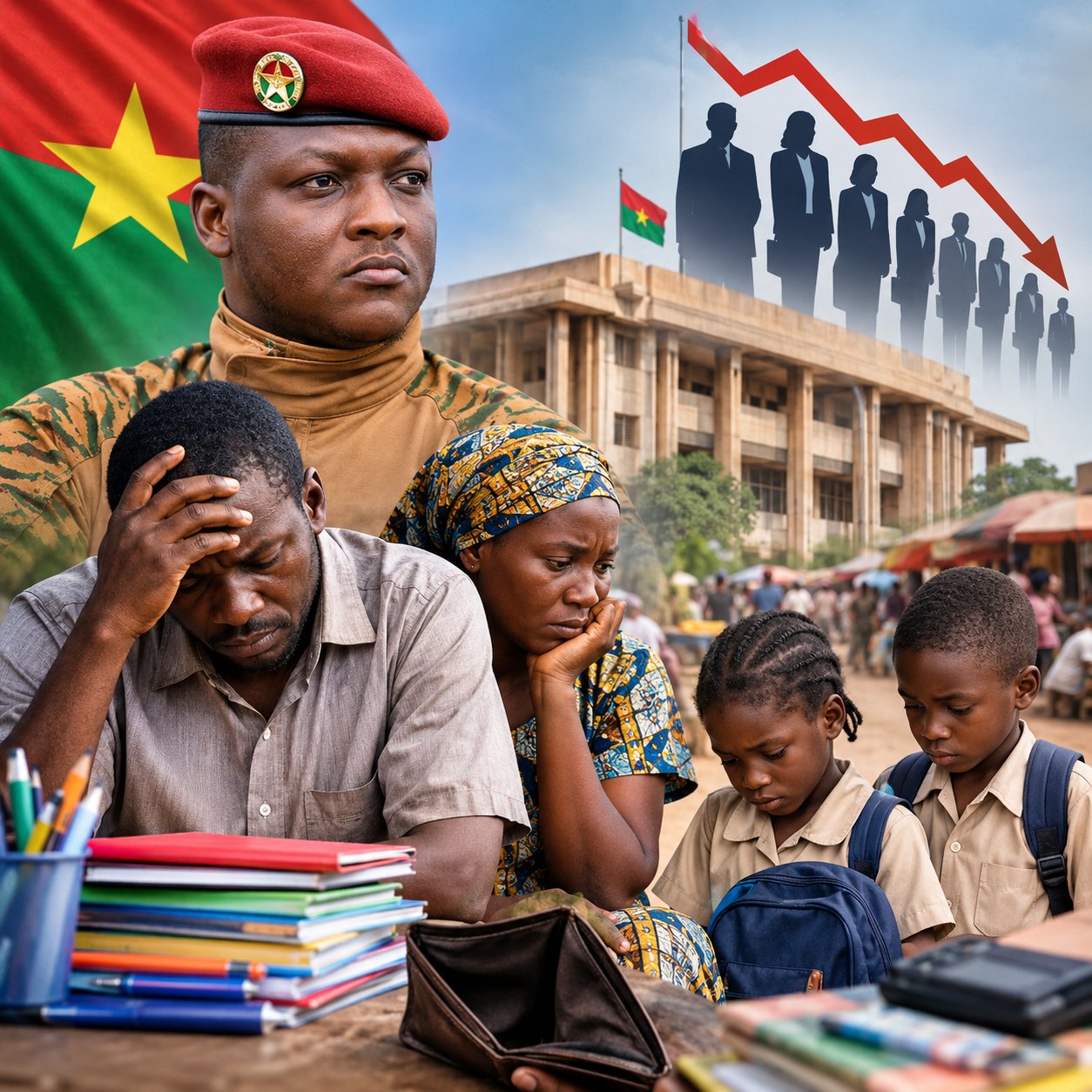 Who pays the price when Burkina Faso’s public payroll contracts? Households weigh the cost of 1,917 fewer agents