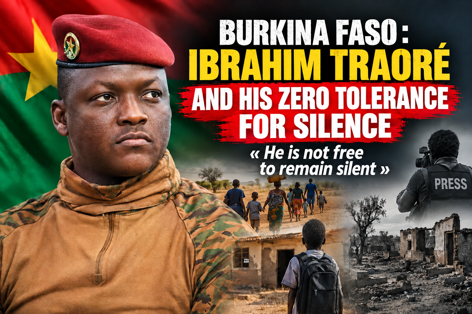 Burkina Faso: what does Ibrahim Traoré’s four-year record truly mean for the displaced and the silenced?