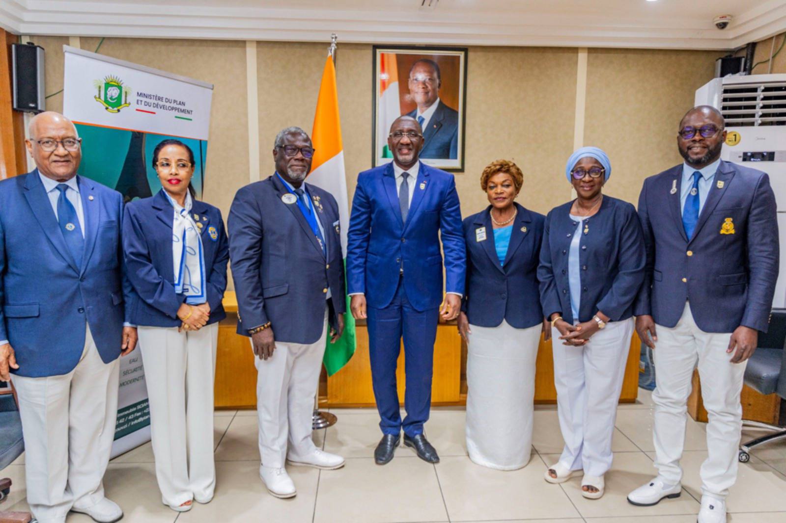 Côte d’Ivoire hosts Lions Club International governor to advance youth and environmental initiatives