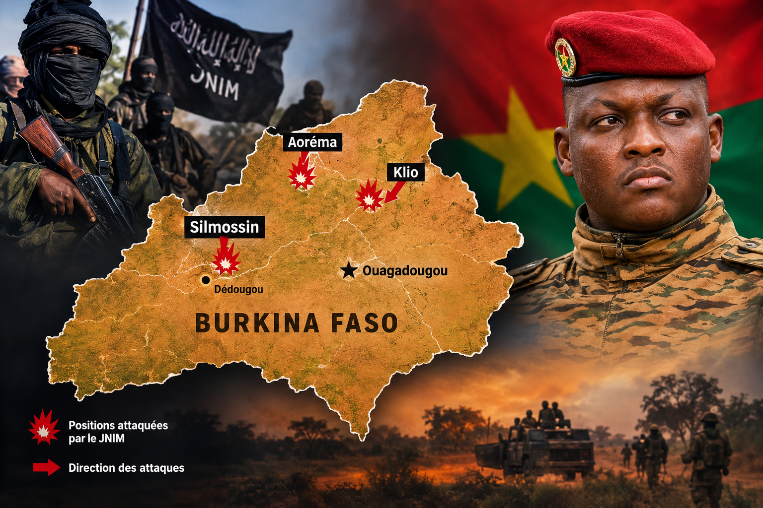 JNIM seizes three Burkinabè positions in a single day as Traoré’s security record faces hard questions
