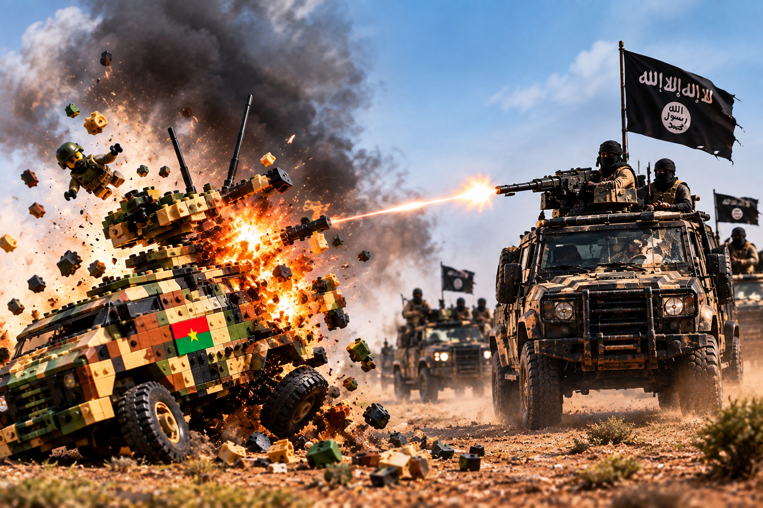 Burkina Faso’s armored vehicles: the moment of truth arrives on the battlefield