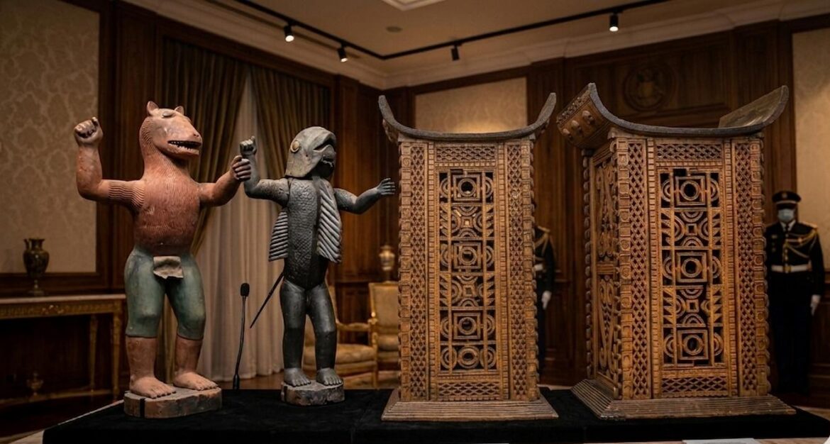 Why is Benin demanding 35 more cultural objects from France?